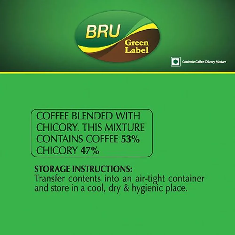 BRU Filter Coffee - Green Label, 200 g-4.webp